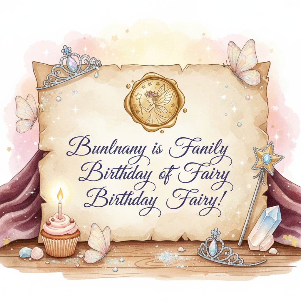 Personalized magical letter example from Birthday Fairy - Illustration for Birthday Fairy Letter for Child Who Hates Birthdays | Tips