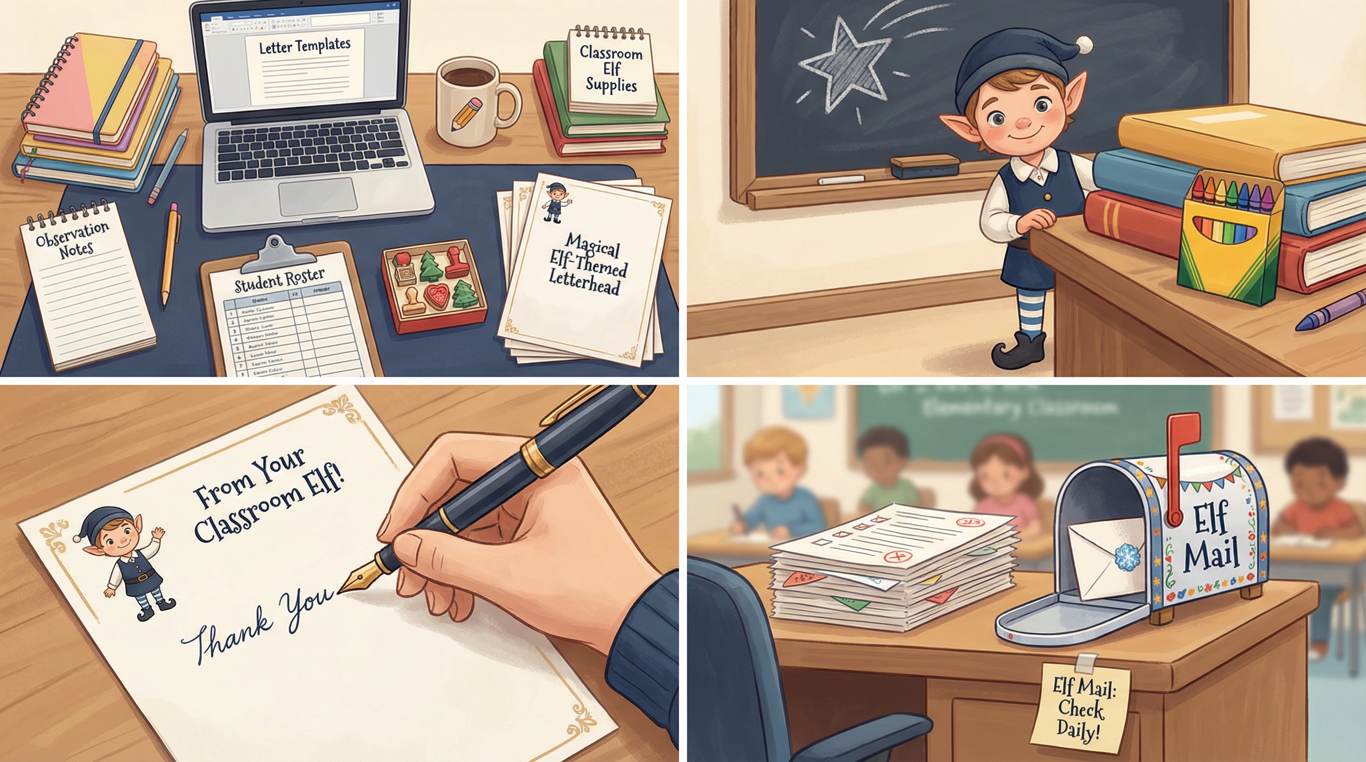 35+ Classroom Elf Letter Ideas Teachers Love (+ Templates) - Illustration section 2