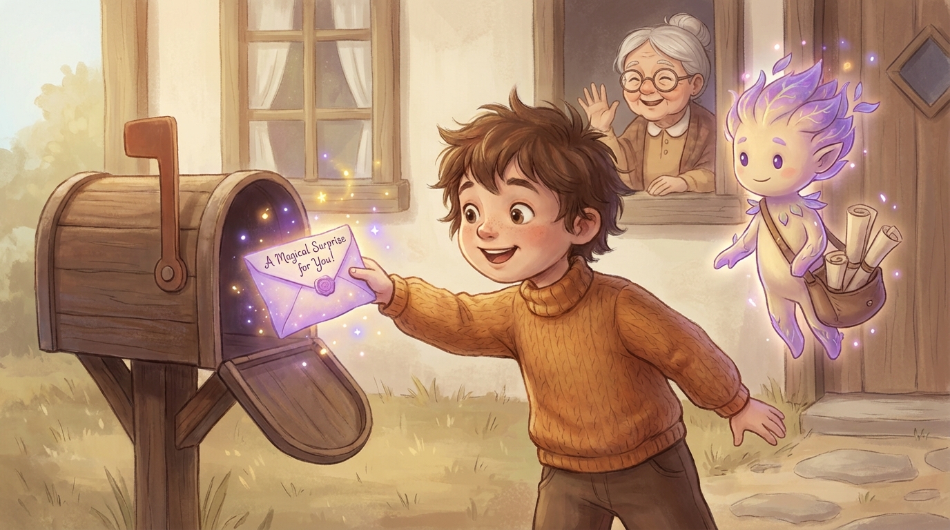 How Grandparents Can Join Magical Letter Traditions - Illustration section 1
