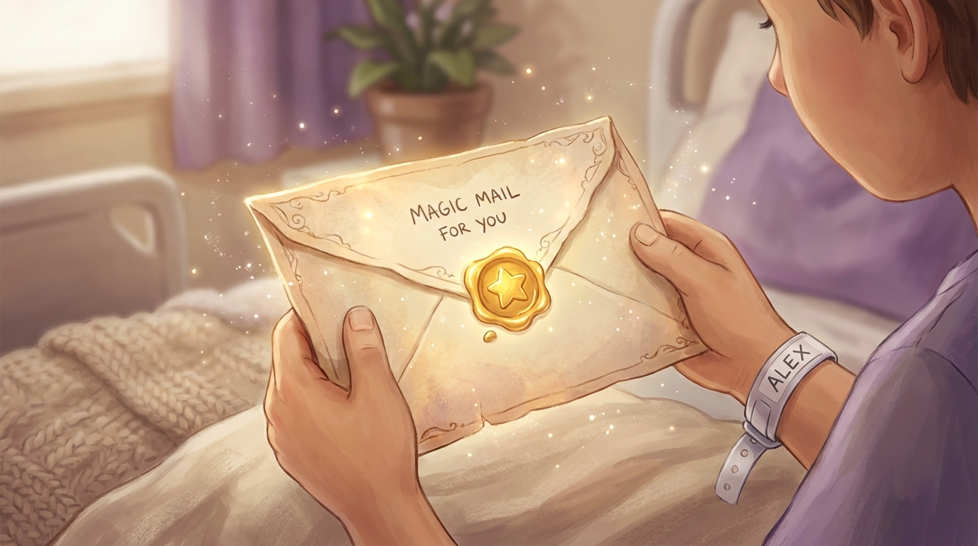 Magical Letters for Children in Hospital: Bringing Joy - Illustration section 1