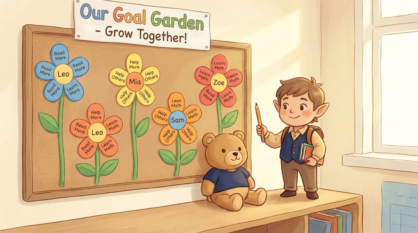 School Year Goal Setting Letter for Kids Guide - Illustration section 2