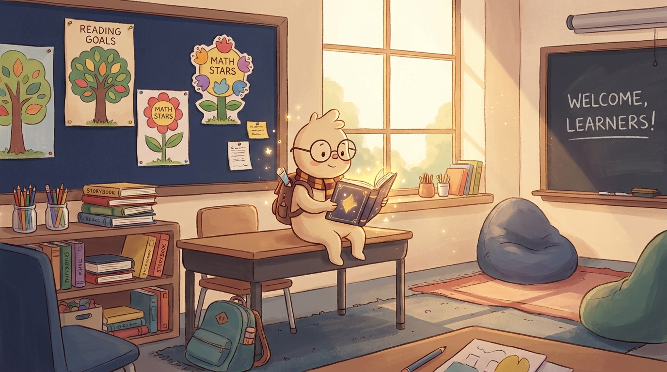 School Year Goal Setting Letter for Kids: A Magical Approach - Featured illustration for The Magic Letter Box