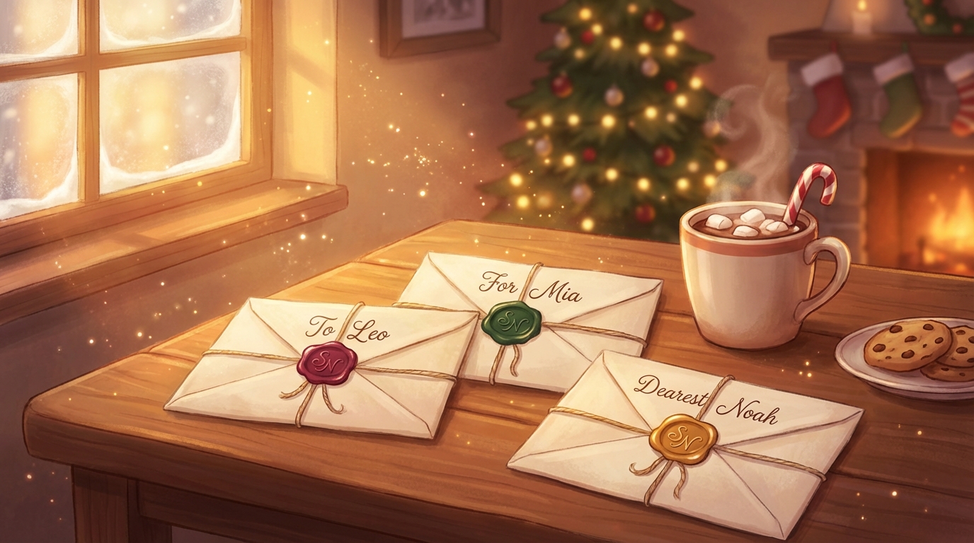 Sibling Santa Letters: Coordinated Messages Made Easy - Illustration section 1