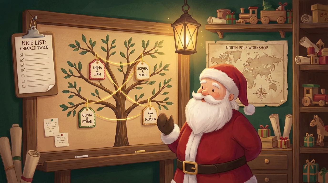 Sibling Santa Letters: Coordinated Messages Made Easy - Illustration section 2