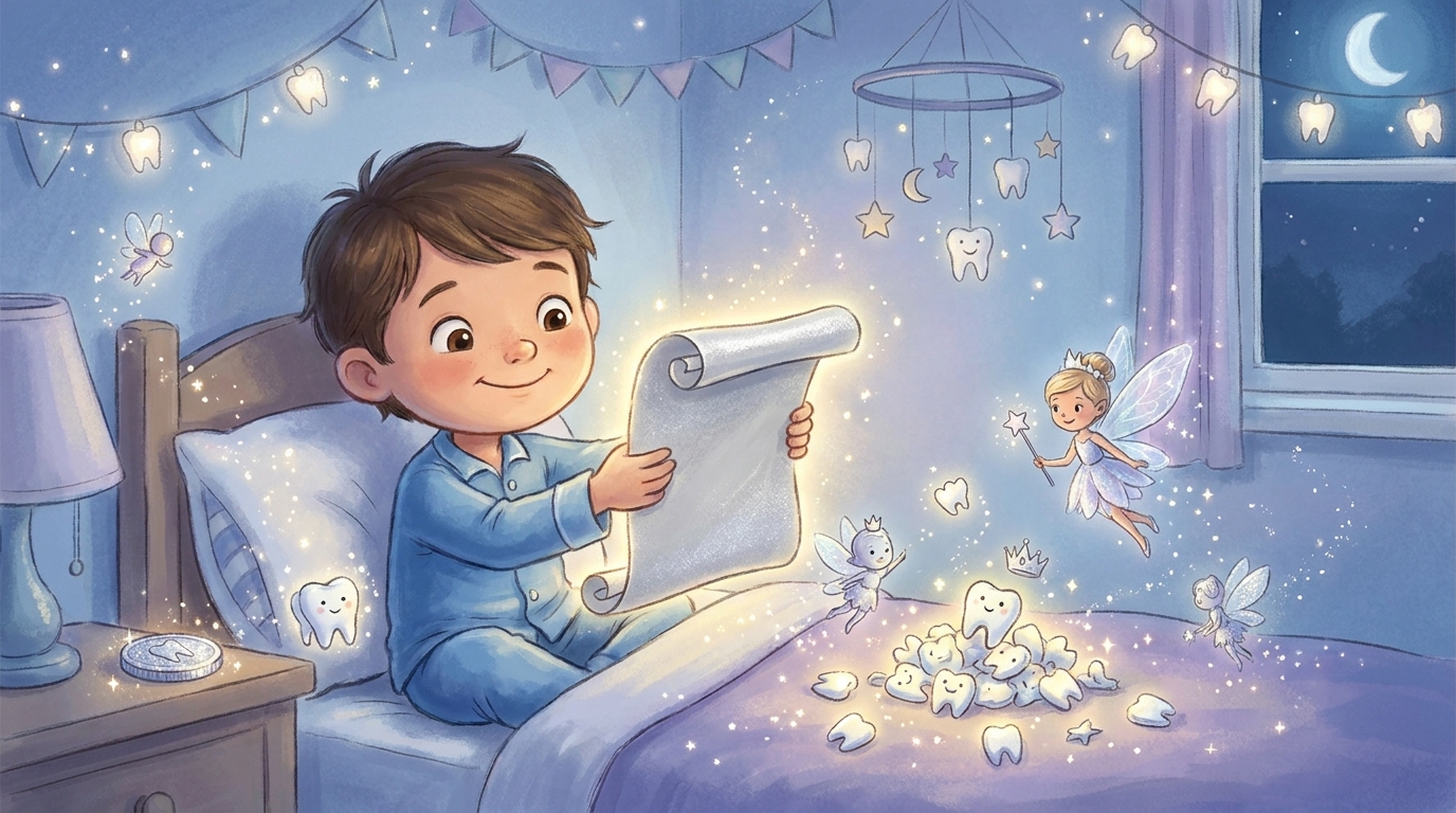 Tooth Fairy Letter for Scared Child: Calming Tips - Illustration section 2