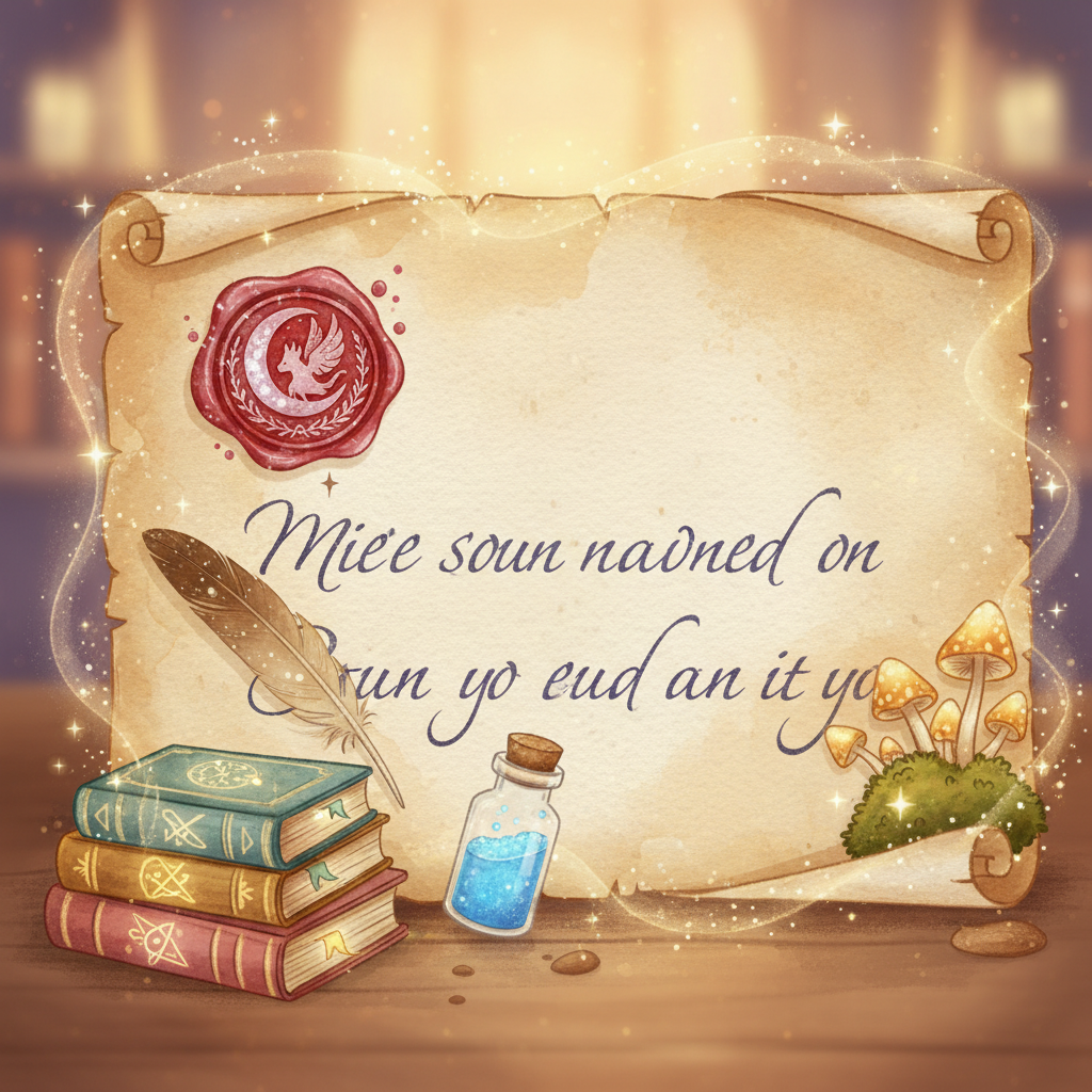 Personalized magical letter example from magical character - Illustration for Tooth Fairy Letters That Make Brushing Fun & Effective