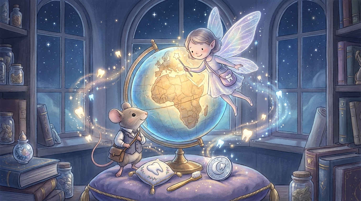 Tooth Fairy Traditions Around the World: A Global Guide - Featured illustration for The Magic Letter Box