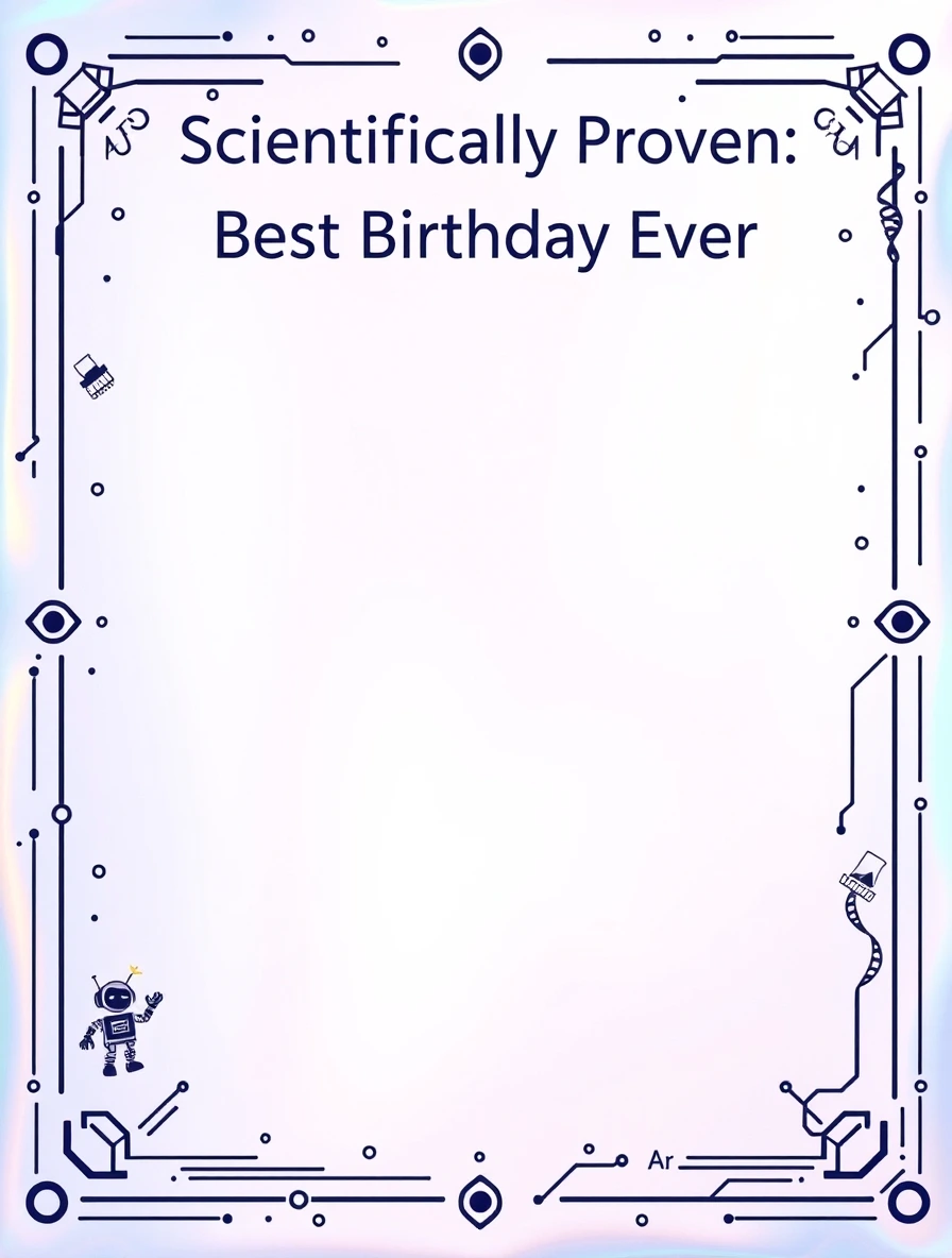 Scientifically Proven Best Birthday Design — Birthday Letter template